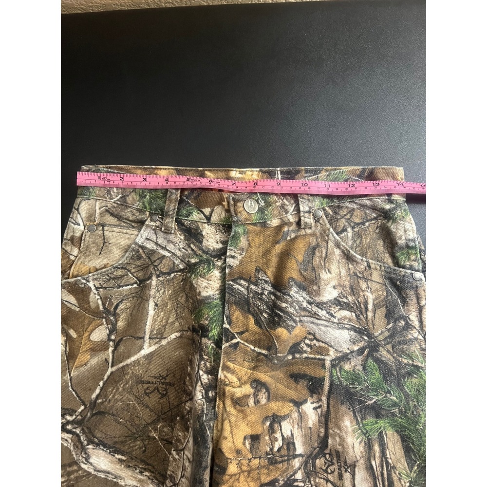 Wrangler ProGear Realtree Camo Pants Womens 18 Reg Straight Leg Hunting Cotton - Picture 4 of 8